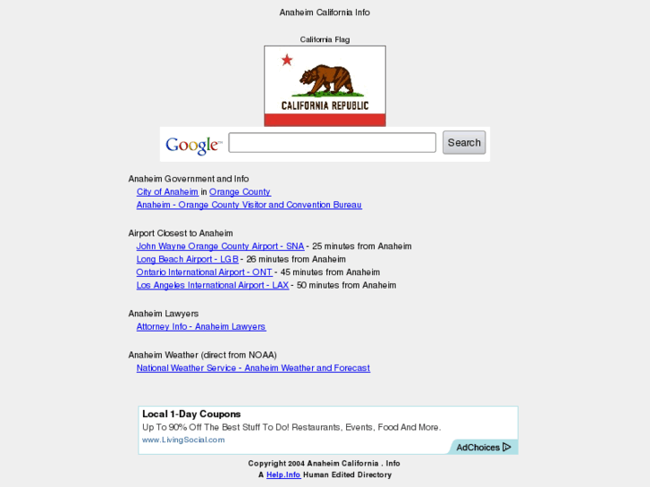 www.anaheimcalifornia.info