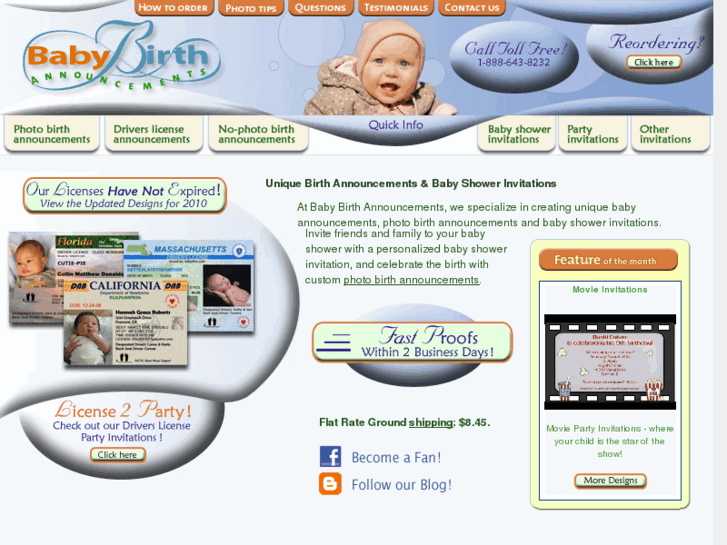 www.babybirthannouncements.com