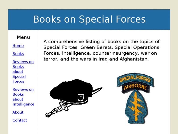 www.booksonspecialforces.com