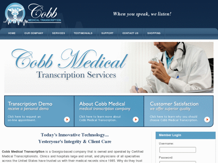 www.cobbmedicaltranscription.com