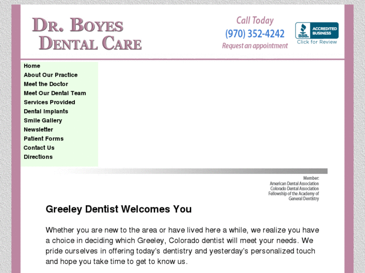 www.drboyesdentalcare.com