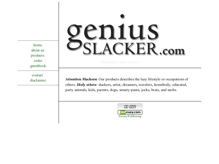 www.geniusslacker.com