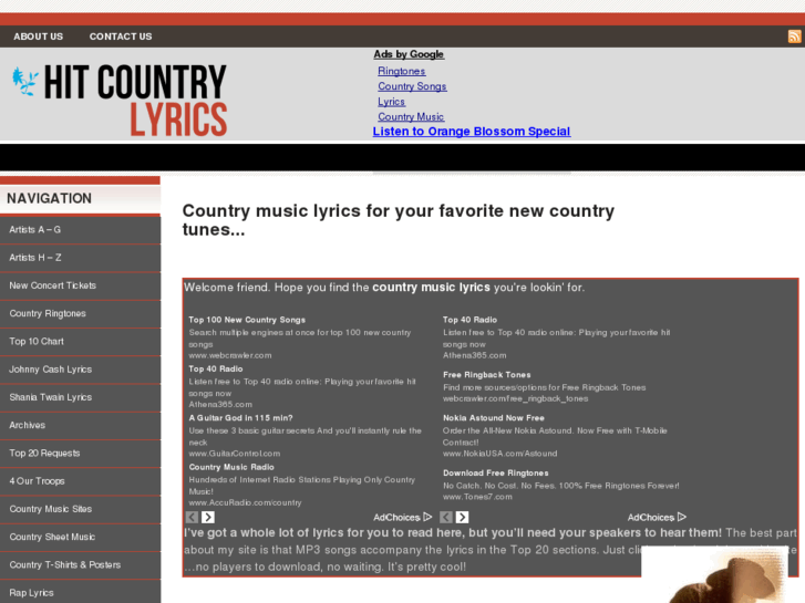 www.hit-country-music-lyrics.com