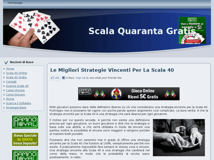 www.scalaquaranta-gratis.com