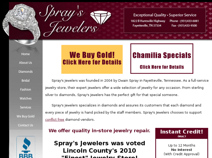 www.spraysjewelers.com