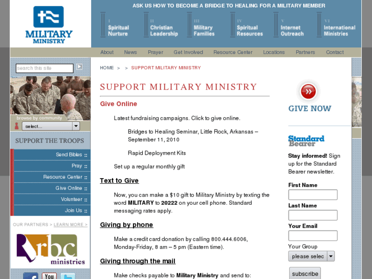 www.supportmilitaryministry.com