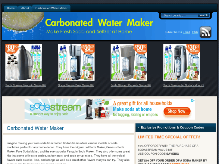 www.carbonatedwatermaker.net