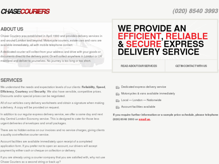 www.chasecouriers.co.uk