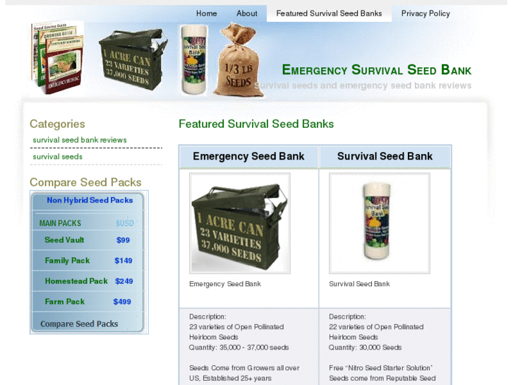 www.emergencysurvivalseedbank.com