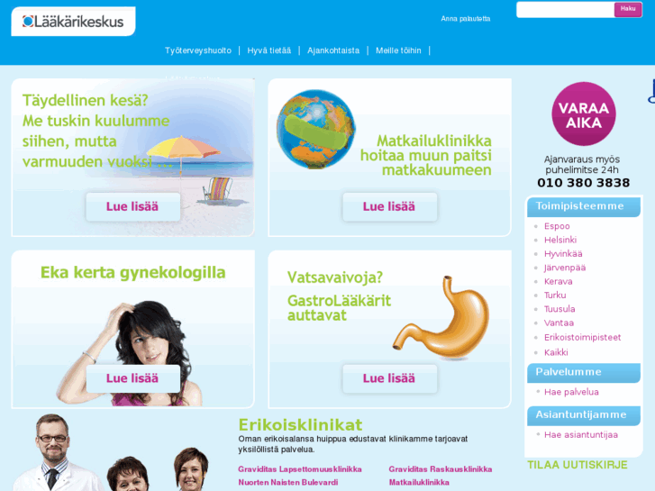 www.laakarikeskus.com