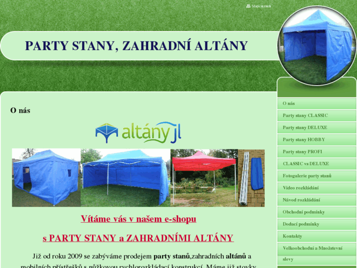 www.partystany-altany.cz