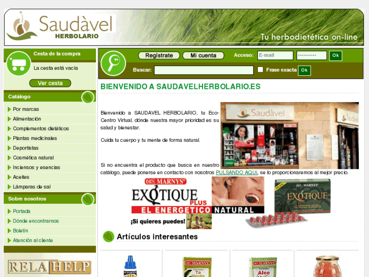 www.saudavelherbolario.es