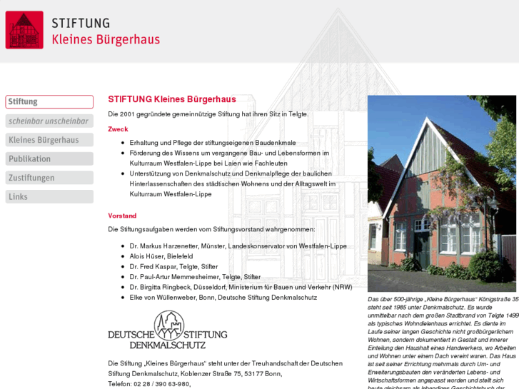 www.stiftung-kleines-buergerhaus.de