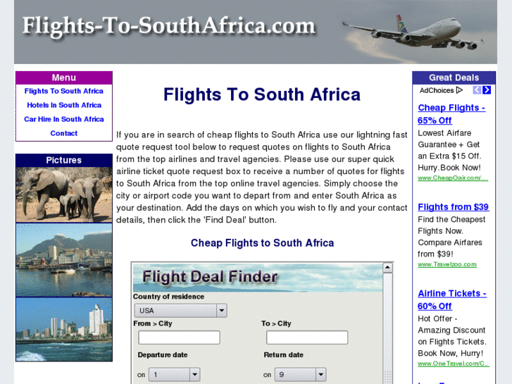 www.flights-to-southafrica.com