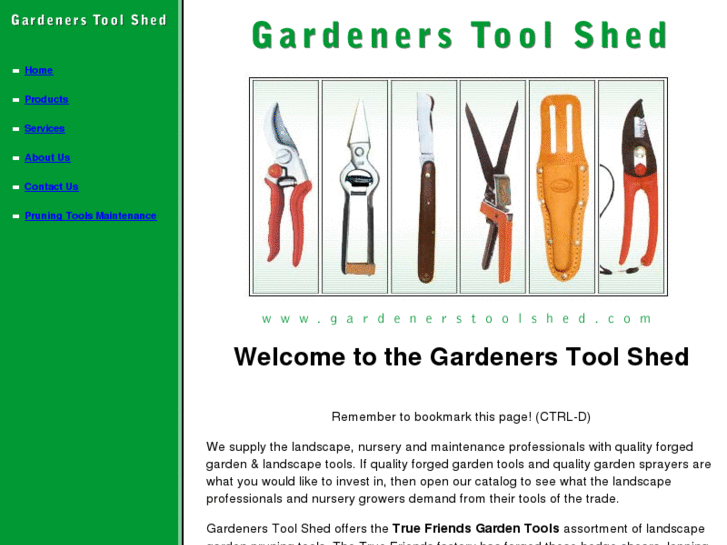 www.gardenerstoolshed.com