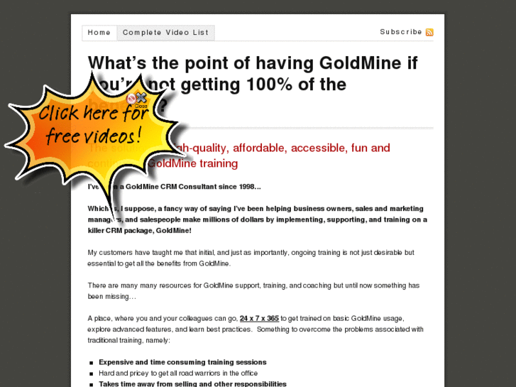 www.goldminetraining.net
