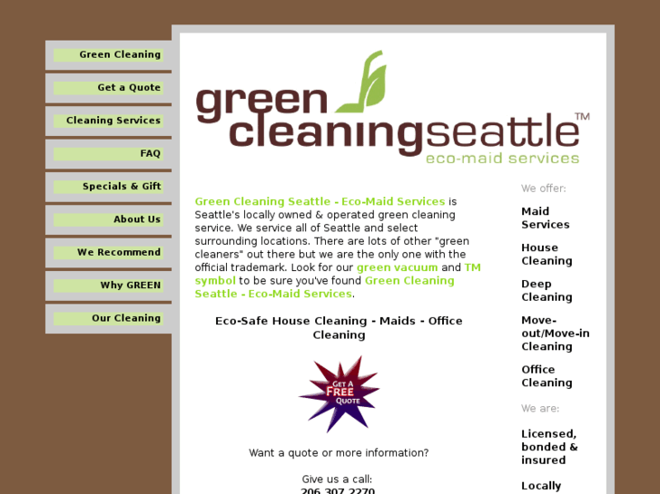 www.greencleaningseattle.com