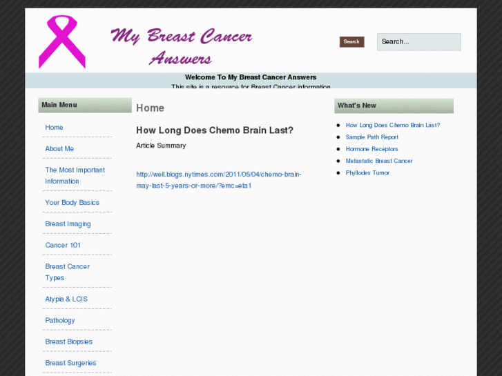 www.mybreastcanceranswers.com