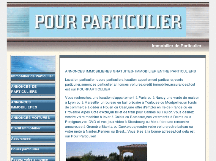 www.pourparticulier.fr