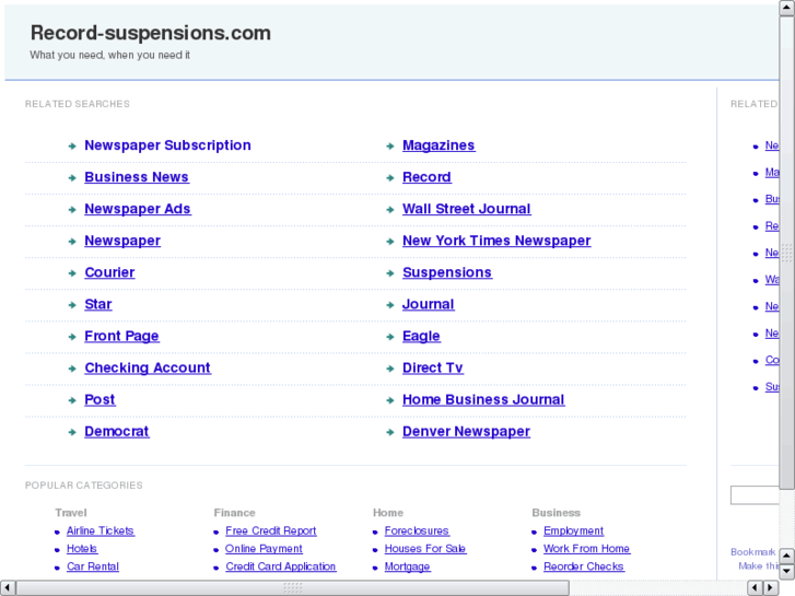 www.record-suspensions.com