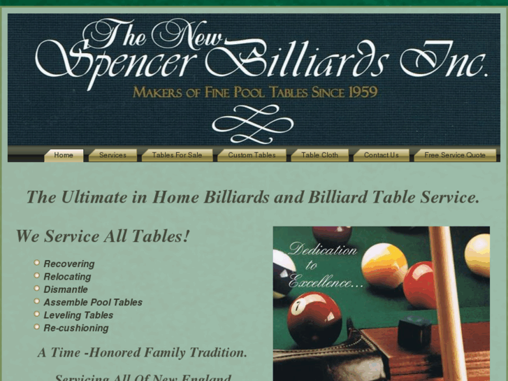 www.spencerbilliards.net