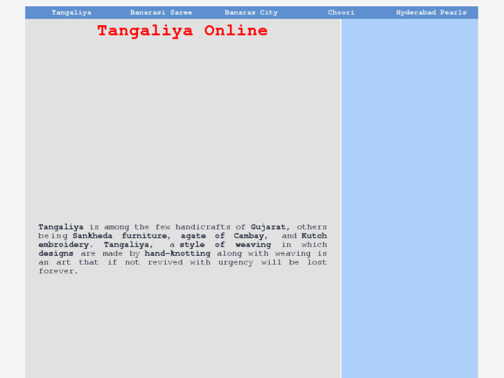 www.tangaliya.com