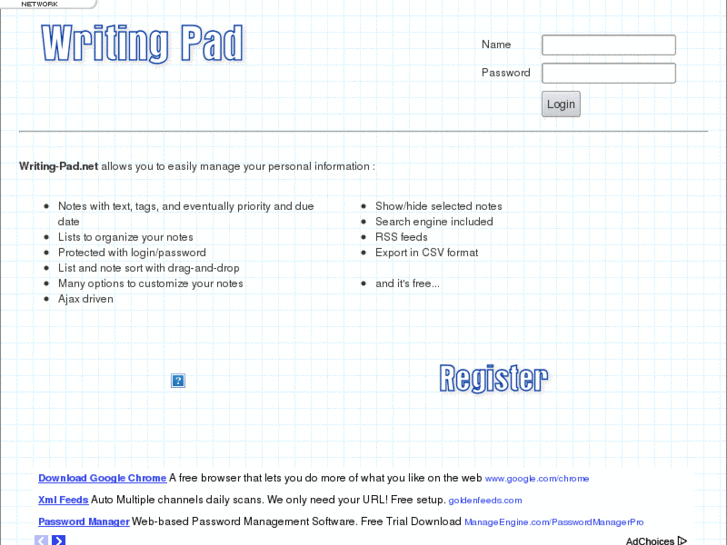 www.writing-pad.net