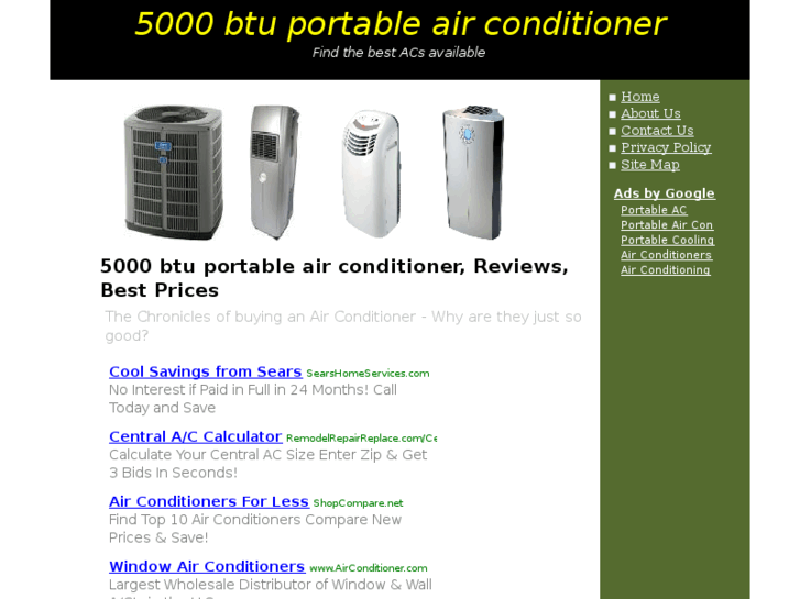 www.5000btuportableairconditioner.net