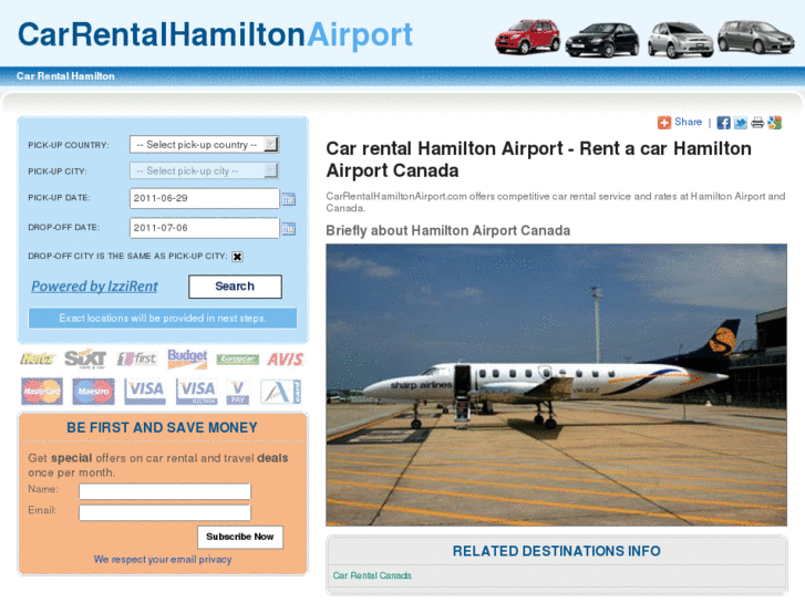 www.carrentalhamiltonairport.com