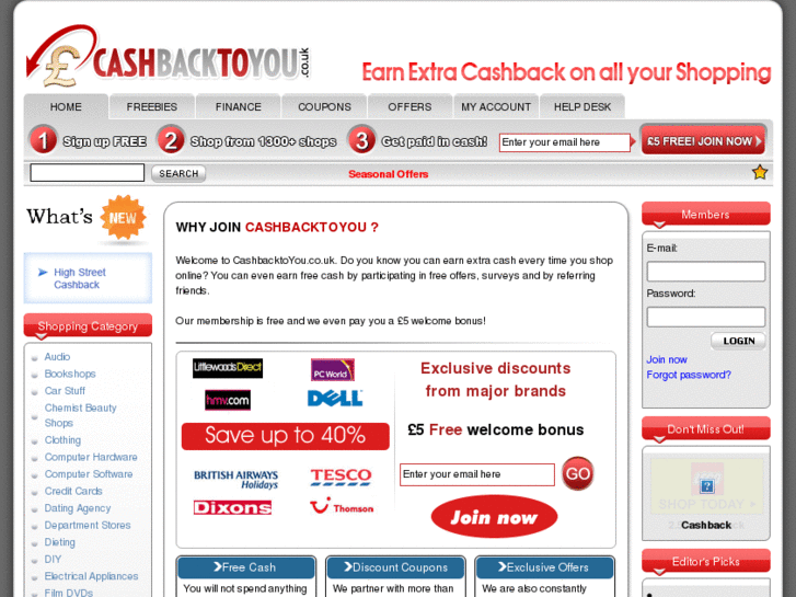 www.cashbacktoyou.co.uk