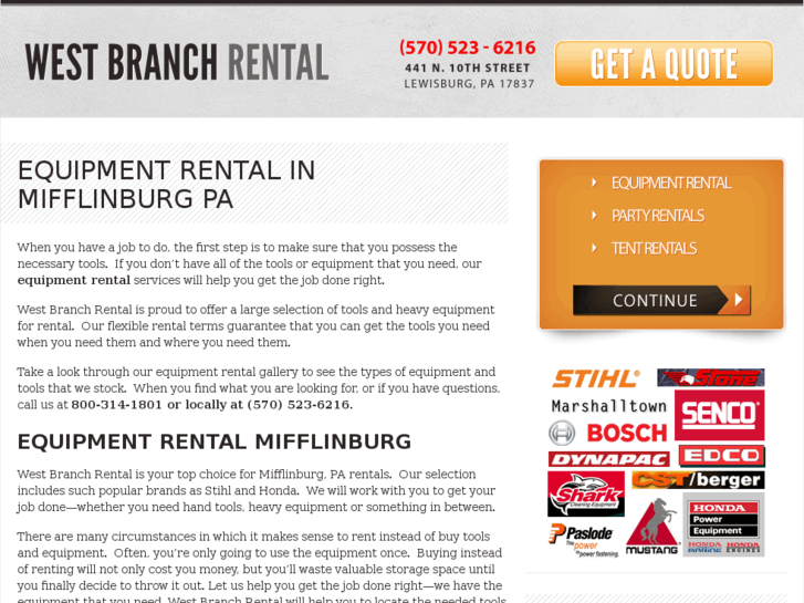 www.equipmentrentalmifflinburg.com