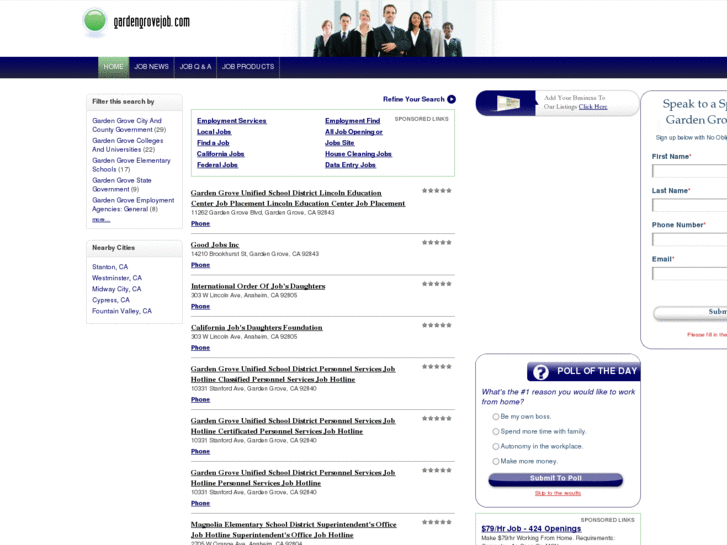 www.gardengrovejob.com