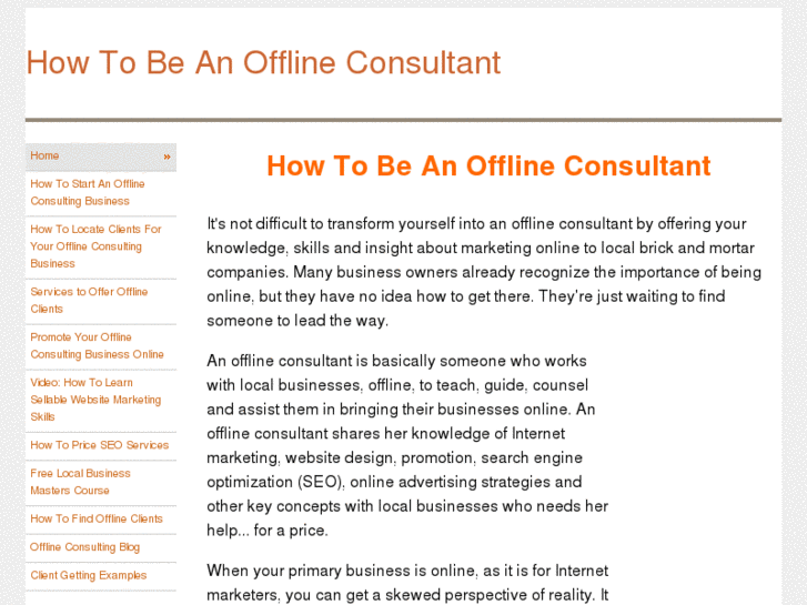 www.howtobeanofflineconsultant.com