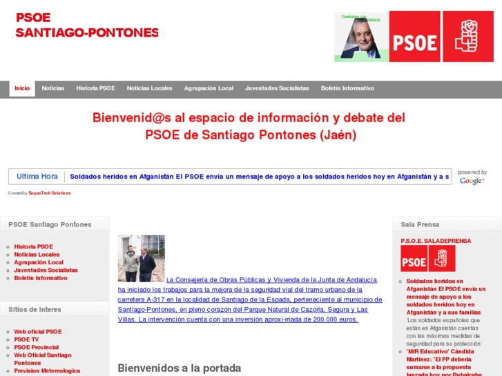 www.psoesantiagopontones.es