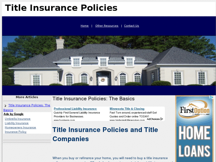 www.titleinsurancepolicies.com