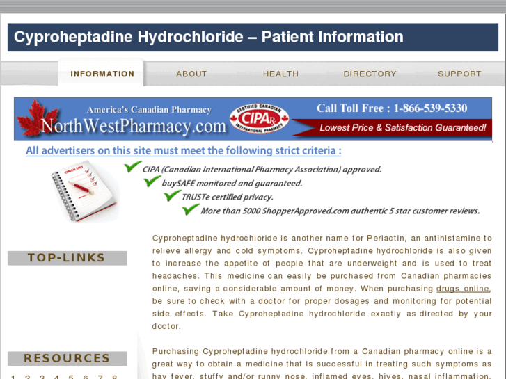 www.cyproheptadinehydrochloride.com