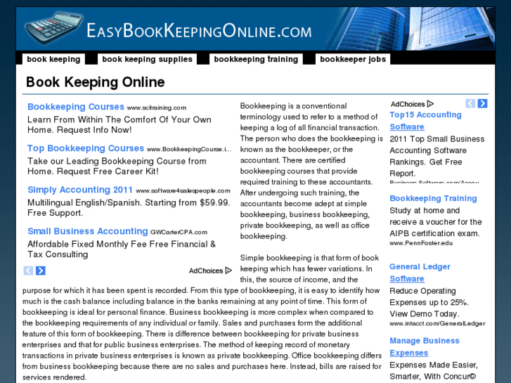 www.easybookkeepingonline.com