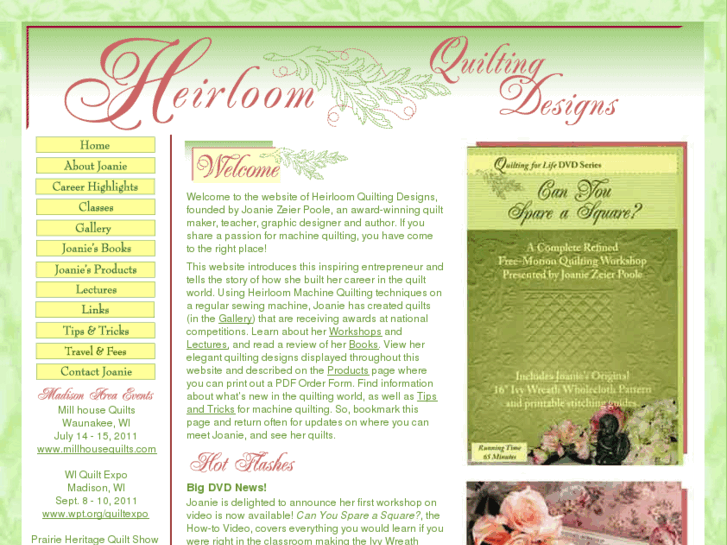 www.heirloomquiltingdesigns.com