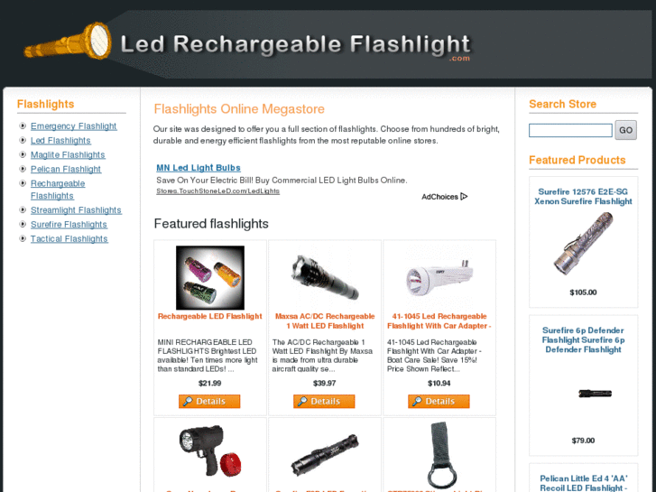 www.ledrechargeableflashlight.com
