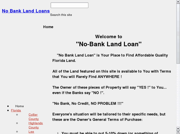 www.nobanklandloans.com