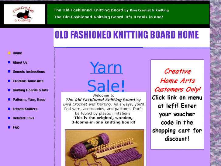 www.oldfashionedknittingboard.com