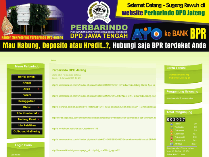 www.perbarindojateng.com