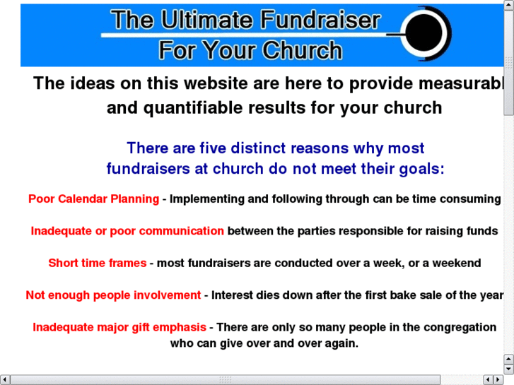 www.theultimatechurchfundraiser.com