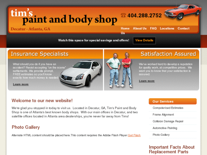 www.timsautobodyshop.com