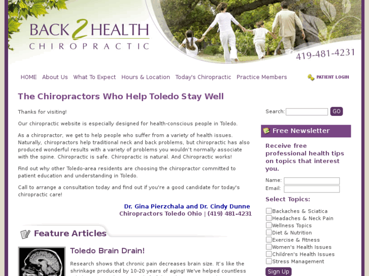 www.back2healthtoledo.com