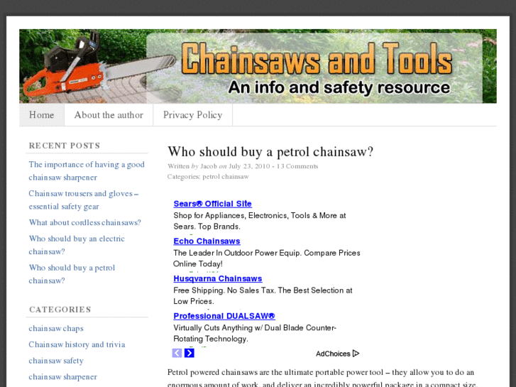 www.chainsawsandtools.com