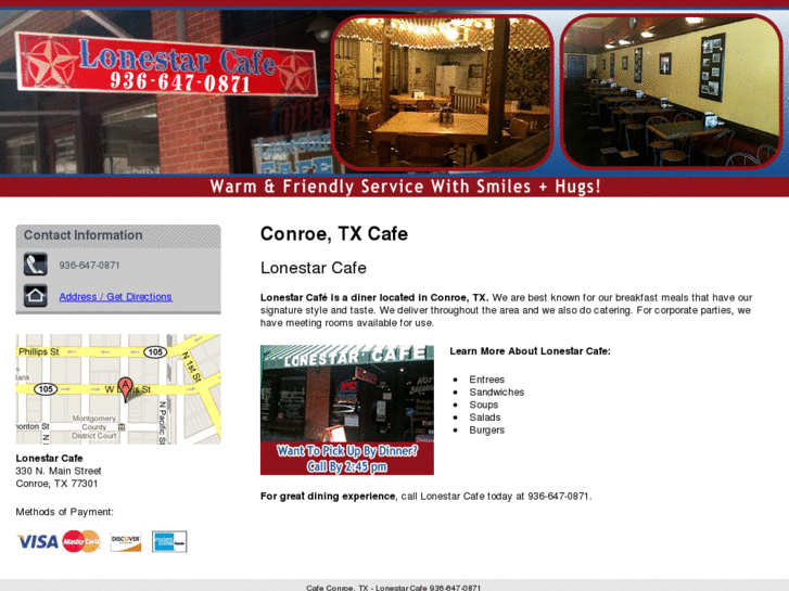 www.lonestarcafeconroetx.com