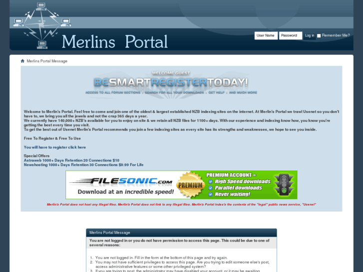 www.merlins-portal.net