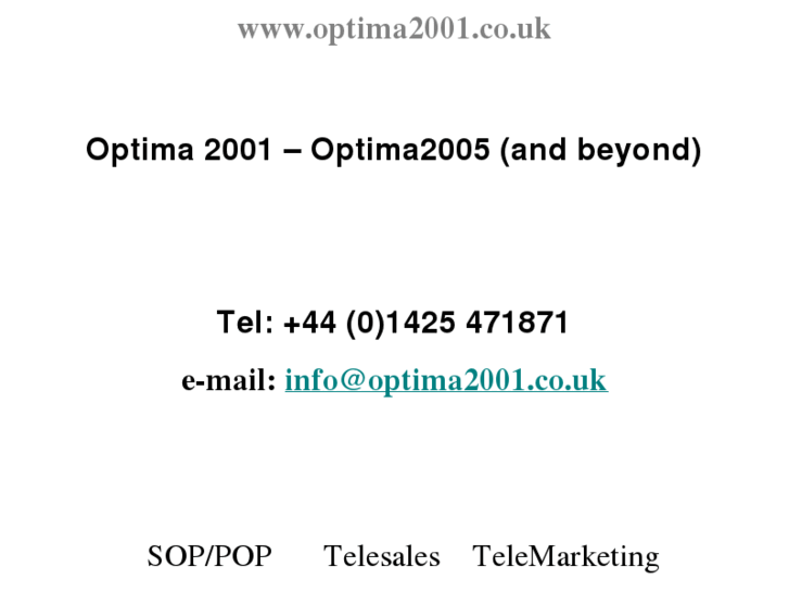 www.optima2001.co.uk