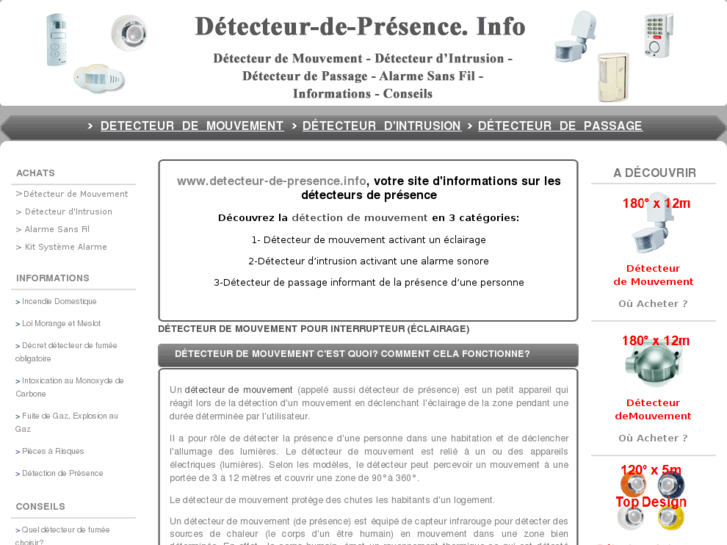 www.detecteur-de-presence.info